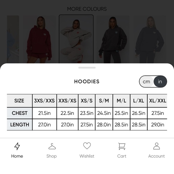 With love for you oversized hoodie, moon - Picture 10 of 10